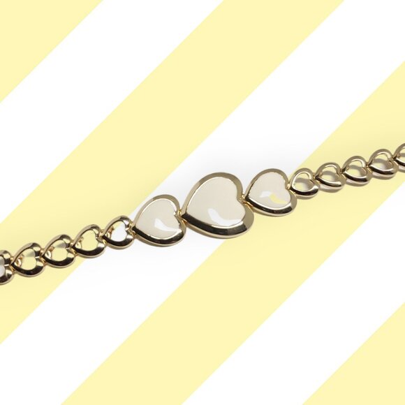 Camille Lucie Ring for Women, Cream Colored Epoxy Shaped Heart - Picture 9 of 9